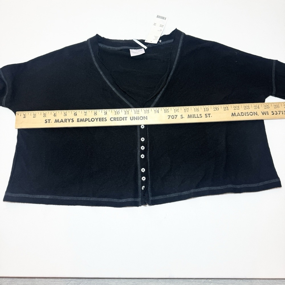 Urban Outfitters Out From Under Oversized Boho Grunge Button-Up Top Size XS - Picture 9 of 10